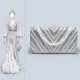 Thin silver bag womens rhinestone pearl dinner clutch - Memoo.com Thin silver bag womens rhinestone pearl dinner clutch - Memoo.com